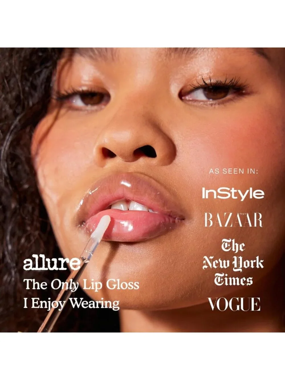 Hydrating Clear Lip Gloss Jelly - Non-Sticky High-Shine Formula for Sensitive